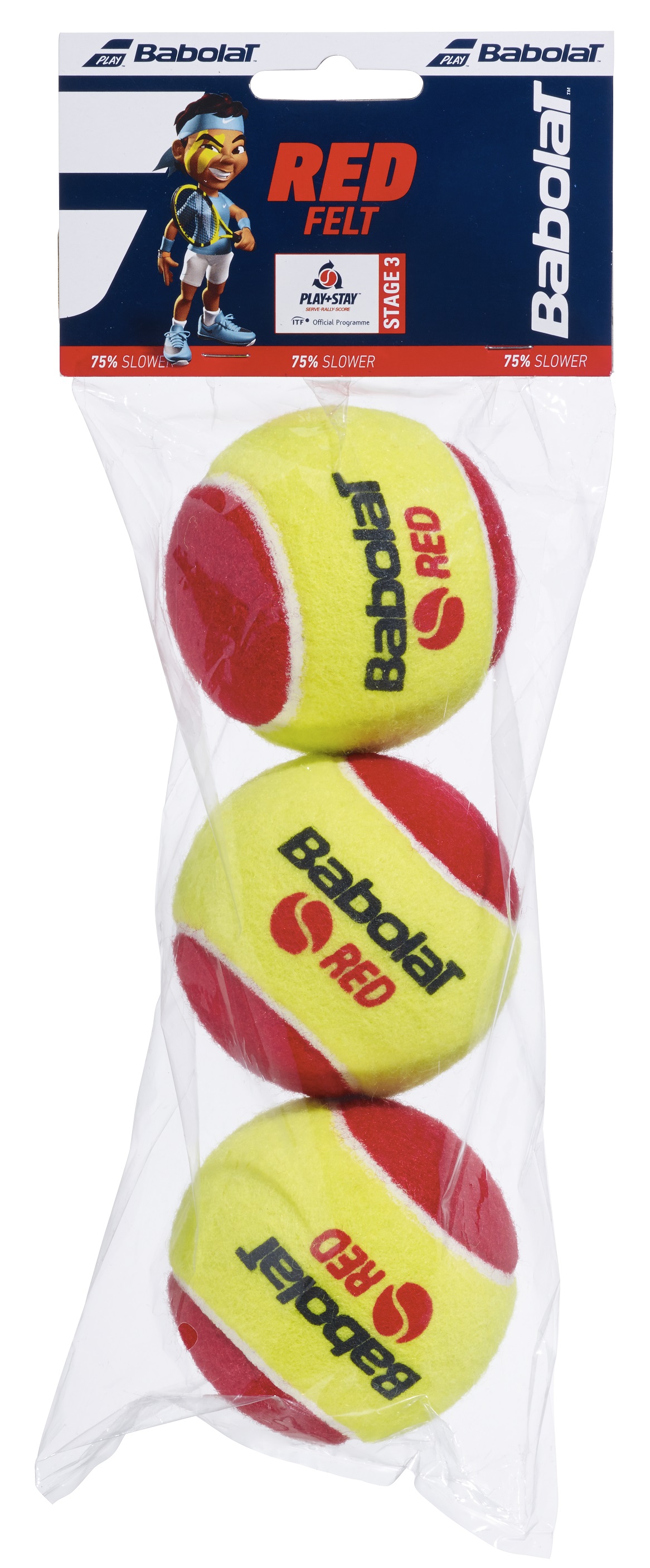 כדור טניס בבולט Red Felt X3 Babolat