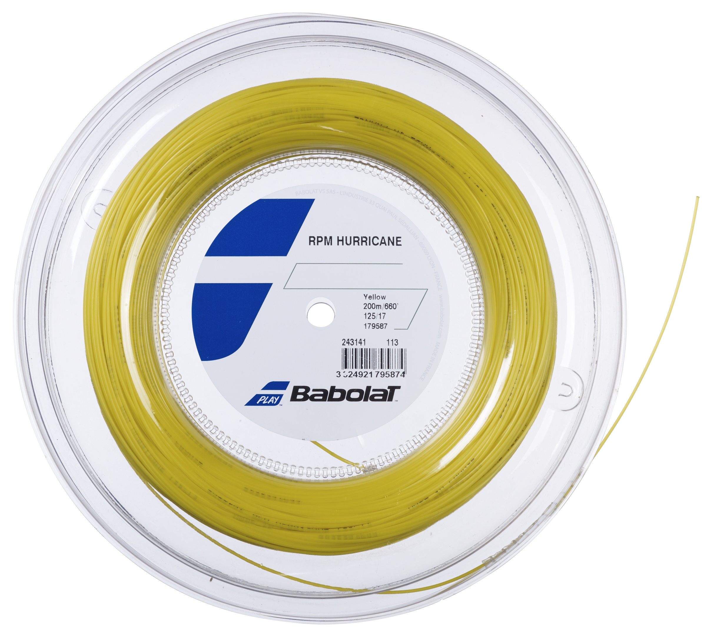 סליל גידים בבולט RPM Hurricane 200M Babolat