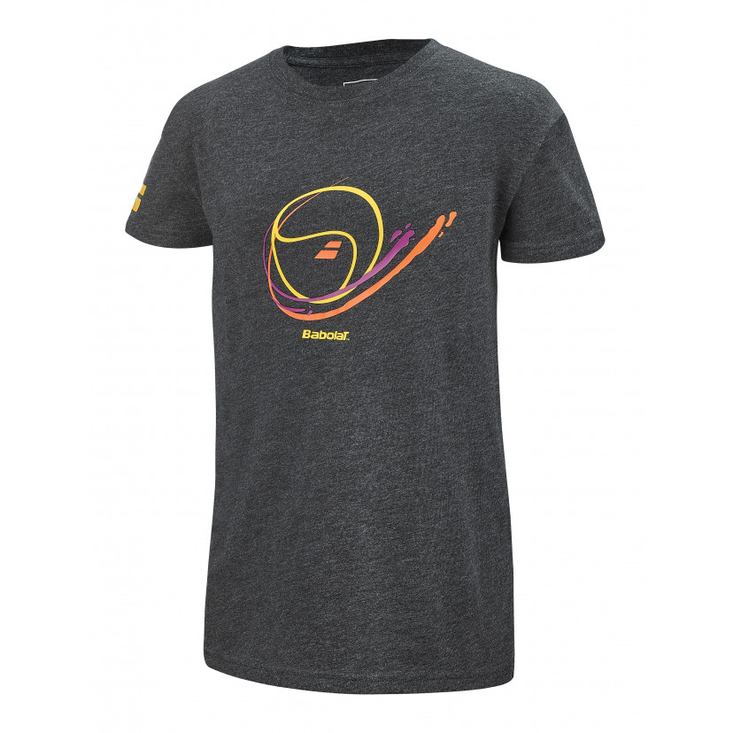 bחולצת טניס בנים בבולט Exercise Vintage Tee Boy Babolat