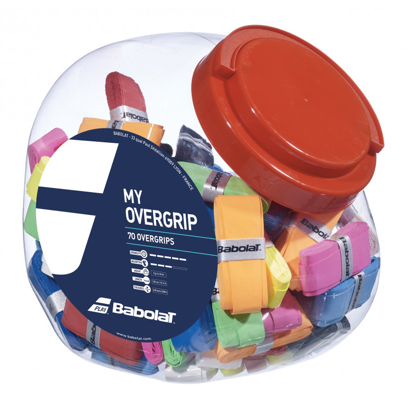 bצנצנת אוברגריפ (Overgrip) בבולט My Overgrip X70 Babolat