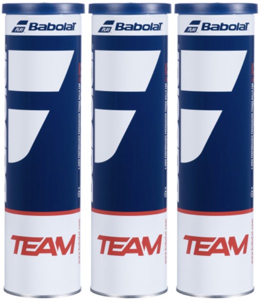 3 פחיות כדורי טניס בבולט Team X4 Babolat
