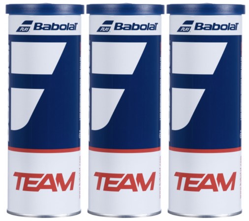 3 פחיות כדורי טניס בבולט Team X3 Babolat