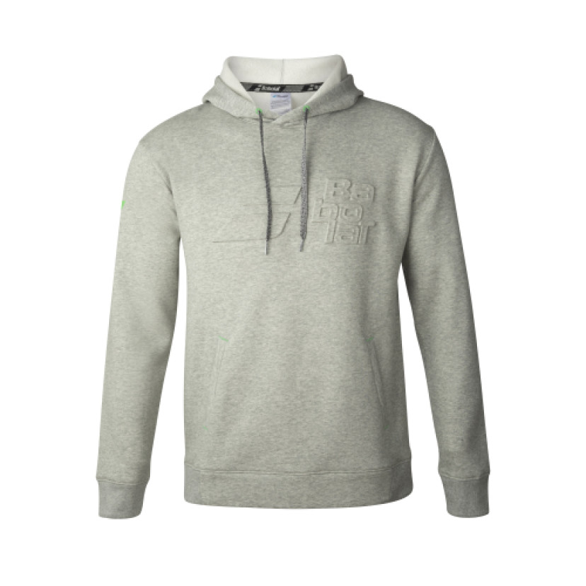 bקפוצ'ון טניס בבולט Exercise Hood Sweat Men Grey Babolat