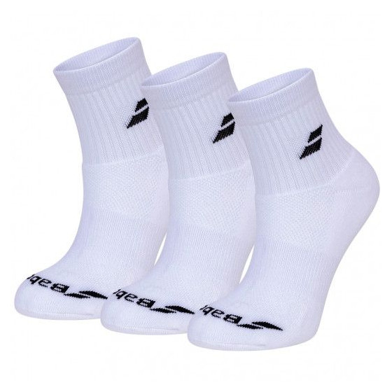 גרביים לטניס בבולט Quarter Pack Socks X3 Pairs Men Babolat