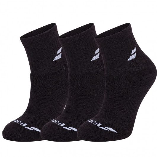 גרביים לטניס בבולט Quarter Pack Socks X3 Pairs Men Babolat