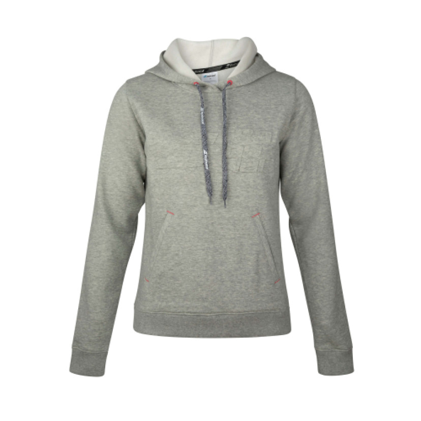 bקפוצ'ון טניס בבולט Exercise Hood Sweat Women Grey Babolat