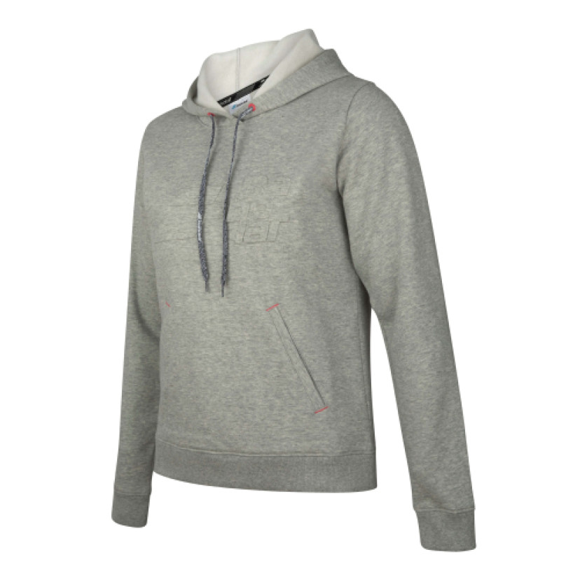 bקפוצ'ון טניס בבולט Exercise Hood Sweat Women Grey Babolat