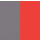 Grey / Neon Red